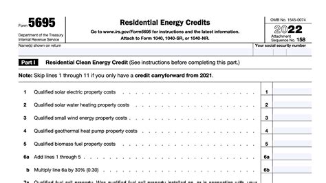 To qualify for the tax credit, costs associated with home energy. . Irs form 5695 for 2022